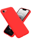 Newface iPhone 16E Kılıf First Silikon - Kırmızı
