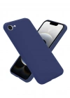 Newface iPhone 16E Kılıf First Silikon - Lacivert