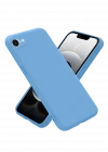 Newface iPhone 16E Kılıf First Silikon - Mavi