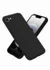 Newface iPhone 16E Kılıf First Silikon - Siyah