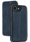 Newface iPhone 16E Kılıf Flip Cover - Lacivert