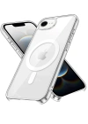 Newface iPhone 16E Kılıf Pc Real Magsafe Kapak - Şeffaf