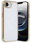 Newface iPhone 16E Kılıf Razer Lensli Silikon - Gold