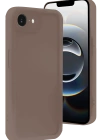 Newface iPhone 16E Kılıf Viera Silikon - Kahverengi