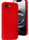 Newface iPhone 16E Kılıf Viera Silikon - Kırmızı