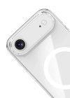 Newface iPhone 17 Air Kılıf Pc Real Magsafe Kapak - Şeffaf