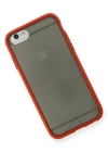 Newface iPhone 6 Kılıf Montreal Silikon Kapak - Kırmızı