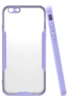 Newface iPhone 6 Kılıf Platin Silikon - Lila