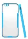 Newface iPhone 6 Kılıf Platin Silikon - Mavi