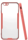 Newface iPhone 6 Kılıf Platin Silikon - Pembe