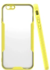 Newface iPhone 6 Kılıf Platin Silikon - Sarı