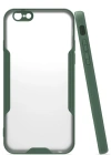 Newface iPhone 6 Kılıf Platin Silikon - Yeşil