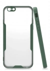 Newface iPhone 6 Kılıf Platin Silikon - Yeşil