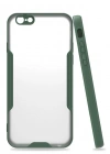 Newface iPhone 6 Kılıf Platin Silikon - Yeşil