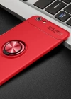 Newface iPhone 6 Kılıf Range Yüzüklü Silikon - Kırmızı