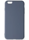 Newface iPhone 6 Plus Kılıf Nano içi Kadife Silikon - Gri