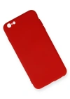 Newface iPhone 6 Plus Kılıf Nano içi Kadife Silikon - Kırmızı