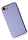Newface iPhone 7 Kılıf Coco Deri Silikon Kapak - Açık Lila