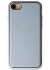 Newface iPhone 7 Kılıf Coco Deri Silikon Kapak - Açık Mavi