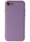 Newface iPhone 7 Kılıf Coco Deri Silikon Kapak - Lila