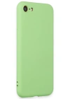 Newface iPhone 7 Kılıf First Silikon - Açık Yeşil