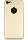 Newface iPhone 7 Kılıf First Silikon - Gold