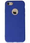 Newface iPhone 7 Kılıf First Silikon - Lacivert