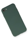 Newface iPhone 7 Kılıf Nano içi Kadife Silikon - Koyu Yeşil