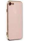 Newface iPhone 7 Kılıf Volet Silikon - Pembe