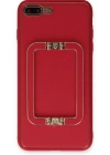 Newface iPhone 7 Plus Kılıf Coco Elit Kapak - Kırmızı