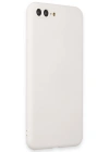 Newface iPhone 7 Plus Kılıf First Silikon - Beyaz