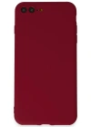 Newface iPhone 7 Plus Kılıf First Silikon - Bordo