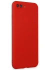Newface iPhone 7 Plus Kılıf First Silikon - Kırmızı