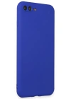 Newface iPhone 7 Plus Kılıf First Silikon - Koyu Mavi