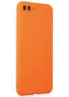 Newface iPhone 7 Plus Kılıf First Silikon - Turuncu