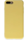 Newface iPhone 7 Plus Kılıf Nano içi Kadife Silikon - Sarı