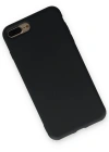 Newface iPhone 7 Plus Kılıf Nano içi Kadife Silikon - Siyah
