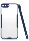 Newface iPhone 7 Plus Kılıf Platin Silikon - Lacivert
