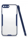 Newface iPhone 7 Plus Kılıf Platin Silikon - Lacivert