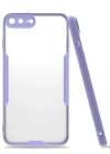 Newface iPhone 7 Plus Kılıf Platin Silikon - Lila