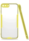 Newface iPhone 7 Plus Kılıf Platin Silikon - Sarı