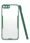 Newface iPhone 7 Plus Kılıf Platin Silikon - Yeşil