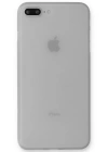 Newface iPhone 7 Plus Kılıf PP Ultra İnce Kapak - Beyaz