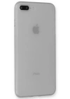 Newface iPhone 7 Plus Kılıf PP Ultra İnce Kapak - Beyaz