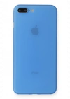 Newface iPhone 7 Plus Kılıf PP Ultra İnce Kapak - Mavi