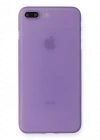 Newface iPhone 7 Plus Kılıf PP Ultra İnce Kapak - Mor
