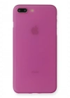 Newface iPhone 7 Plus Kılıf PP Ultra İnce Kapak - Pembe