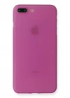 Newface iPhone 7 Plus Kılıf PP Ultra İnce Kapak - Pembe