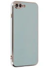 Newface iPhone 7 Plus Kılıf Volet Silikon - Açık Yeşil