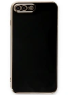 Newface iPhone 7 Plus Kılıf Volet Silikon - Siyah